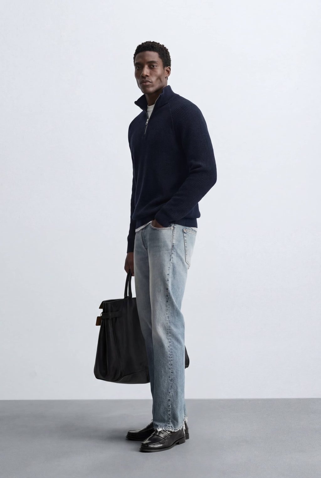 Suéter Cuello Zipper