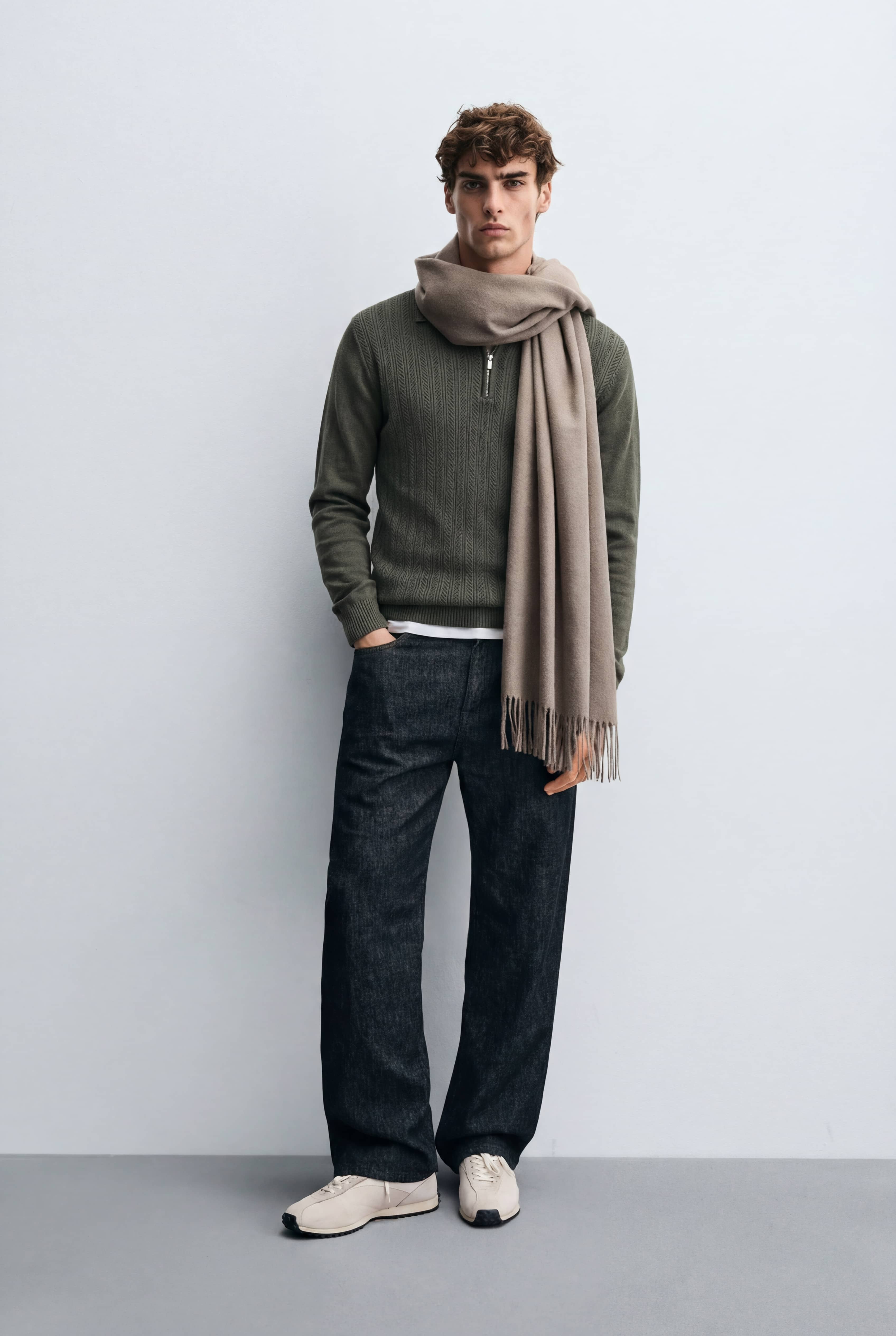 Camisa Cuello Zipper