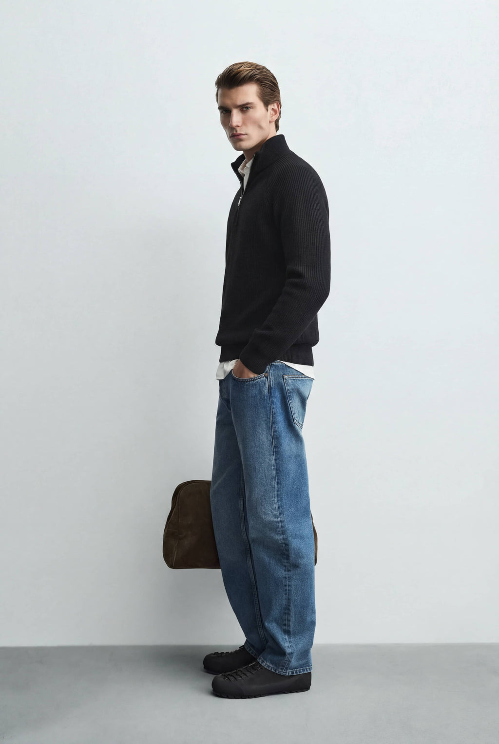 Suéter Cuello Zipper